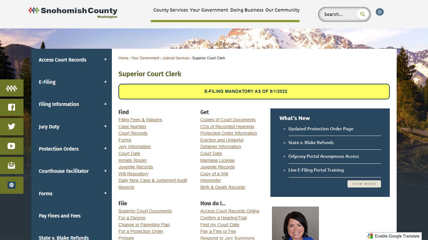 Superior Court Clerk | Snohomish County, WA - Official Website